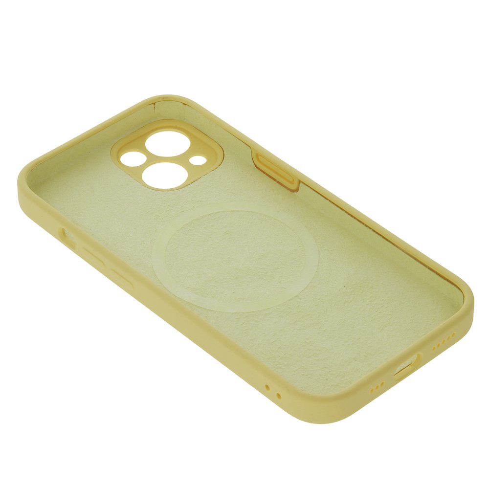 MagSafe Invisible vāciņš iPhone 14 Pro 6,1" dzeltens