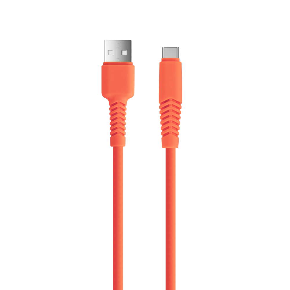 Setty kabelis USB - USB-C 1,5 m 2,1A KSA-C-1.5210, oranžs