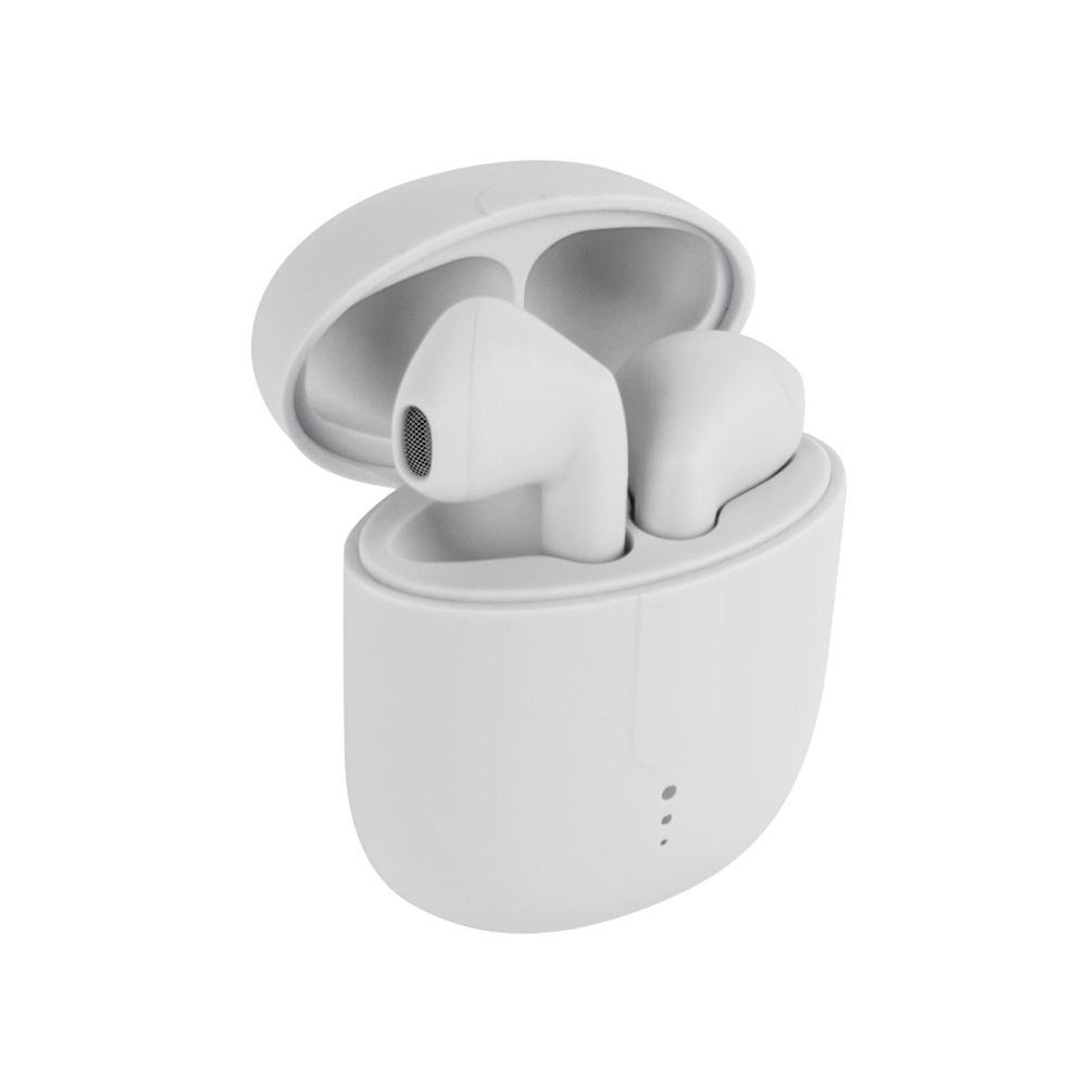 Setty Bluetooth austiņas TWS ar uzlādes futrāli TWS-0 baltas