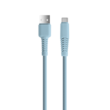 Setty kabelis USB - USB-C 1,5 m 2,1A KSA-C-1.523, zils