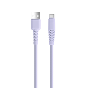 Setty kabelis USB - USB-C 1,5 m 2,1A KSA-C-1.529 violets