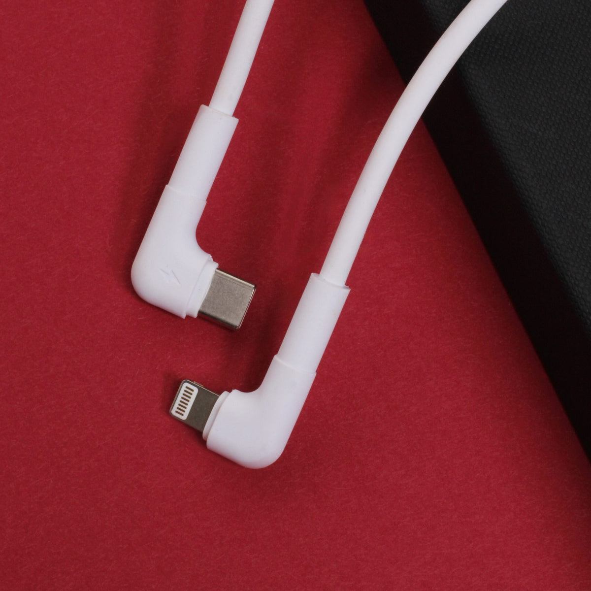 Maxlife kabelis MXUC-09 leņķa USB-C - Lightning 1,0 m 27W, balts