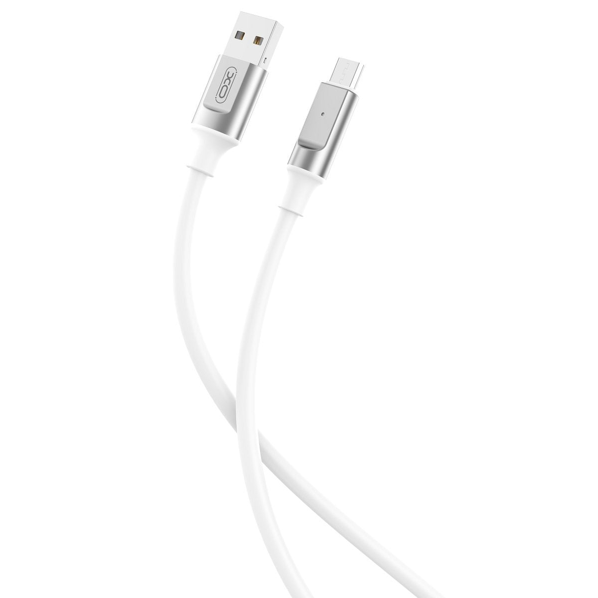 XO kabelis NB251 USB - microUSB 1,0 m 6A, balts