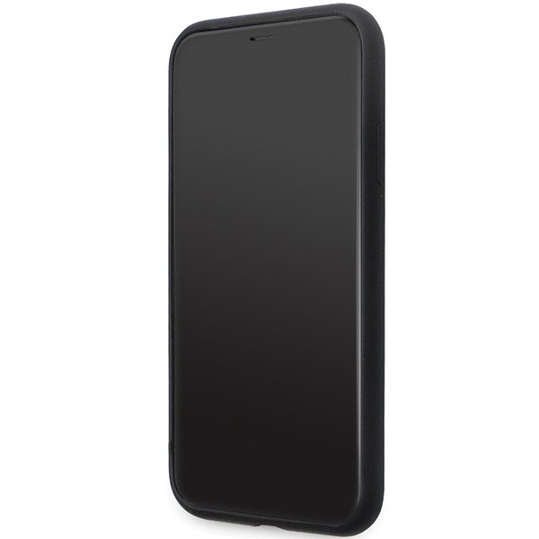 Karl Lagerfeld vāciņš iPhone 11, melns (KLHCN61SMHKNPK)