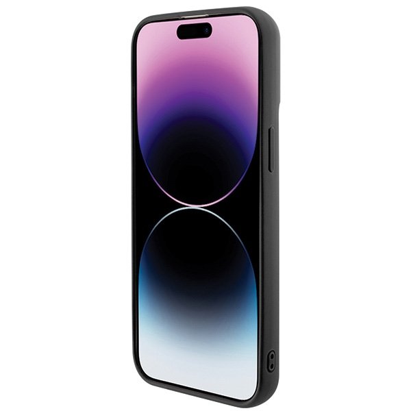 Guess vāciņš iPhone 15 Pro Max 6,7", melns (GUHCP15XPSFDGSK)