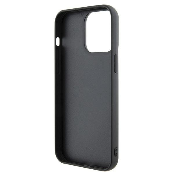 Guess vāciņš iPhone 15 Pro Max 6,7", melns (GUHCP15XPSFDGSK)