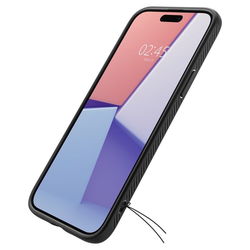 Spigen Liquid Air vāciņš iPhone 15 Plus 6,7", matēts melns