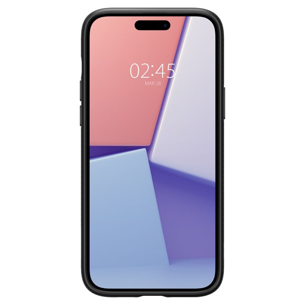 Spigen Liquid Air vāciņš iPhone 15 6,1", matēts melns