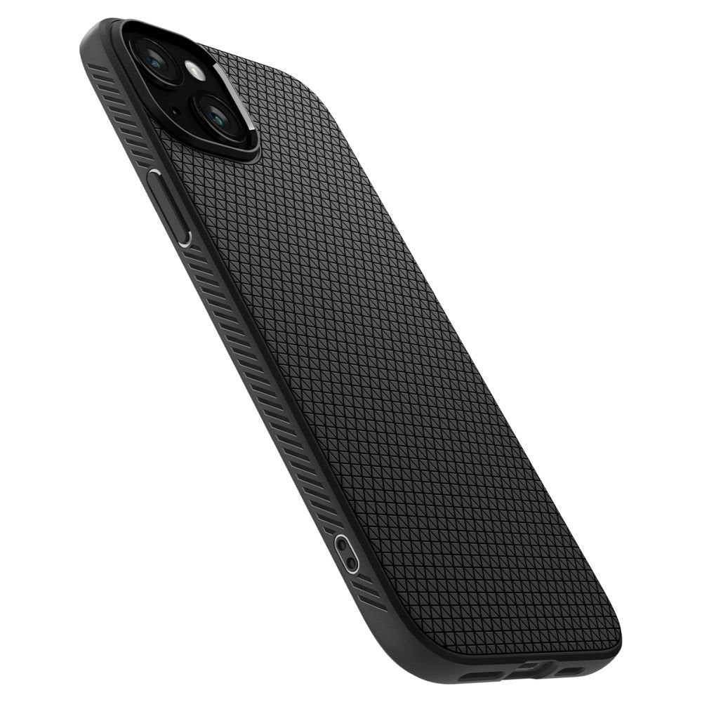 Spigen Liquid Air vāciņš iPhone 15 6,1", matēts melns