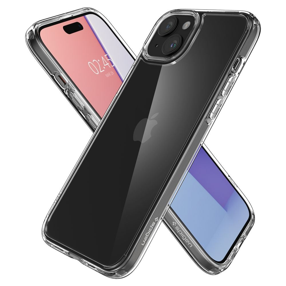 Spigen Ultra Hybrid vāciņš iPhone 15 6,1", caurspīdīgs