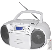 Sencor SPT 3907 W Kasešu atskaņotājs ar CD, Bluetooth