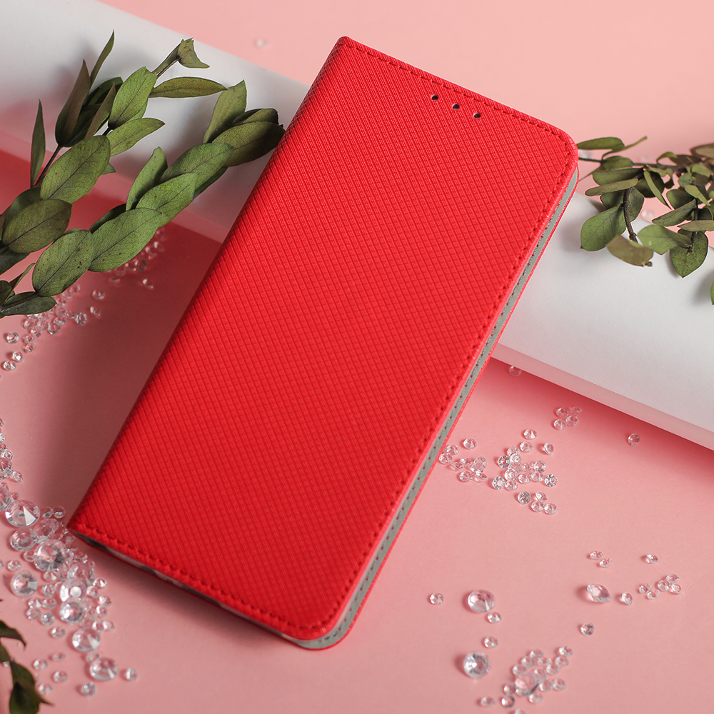Smart Magnet maciņš Honor 400 Pro, sarkans