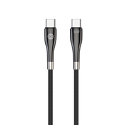 Forever kabelis Sleek USB-C - USB-C 2,0 m 60W, melns