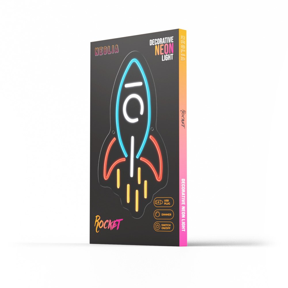 Neona LED ROCKET daudzkrāsains NNE18 Neolia