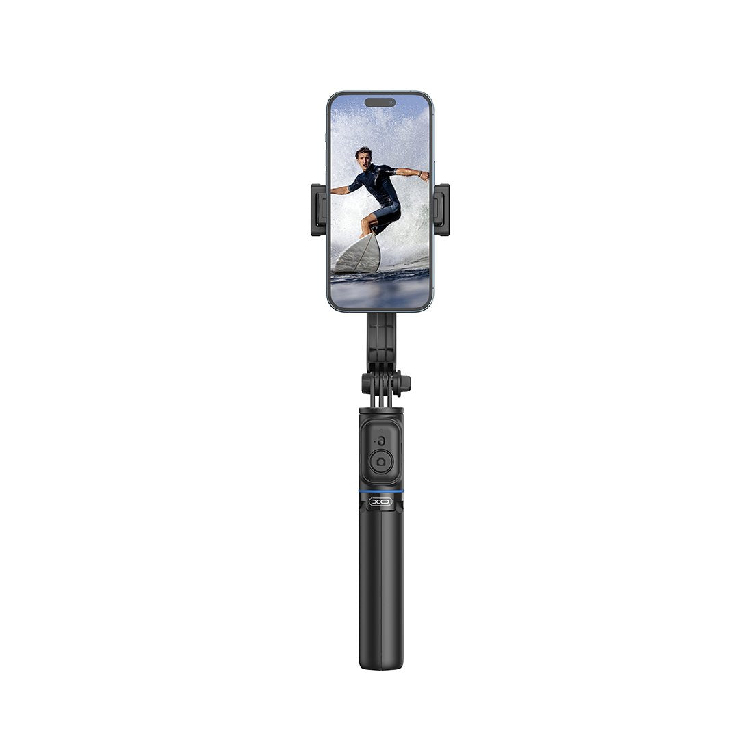 XO Bluetooth selfija kāts trīskājis SS13 melns 106cm