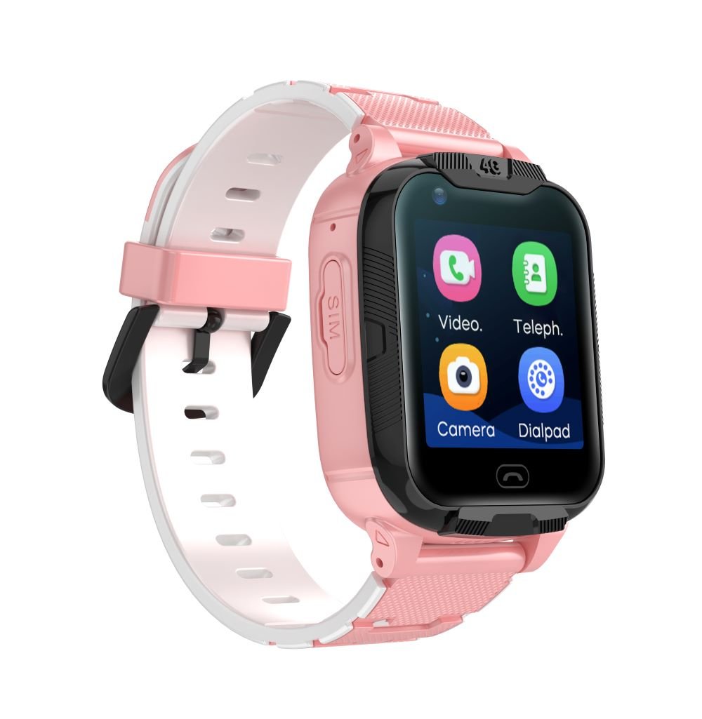 Maxlife viedpulkstenis 4G MXKW-350 rozā GPS WiFi