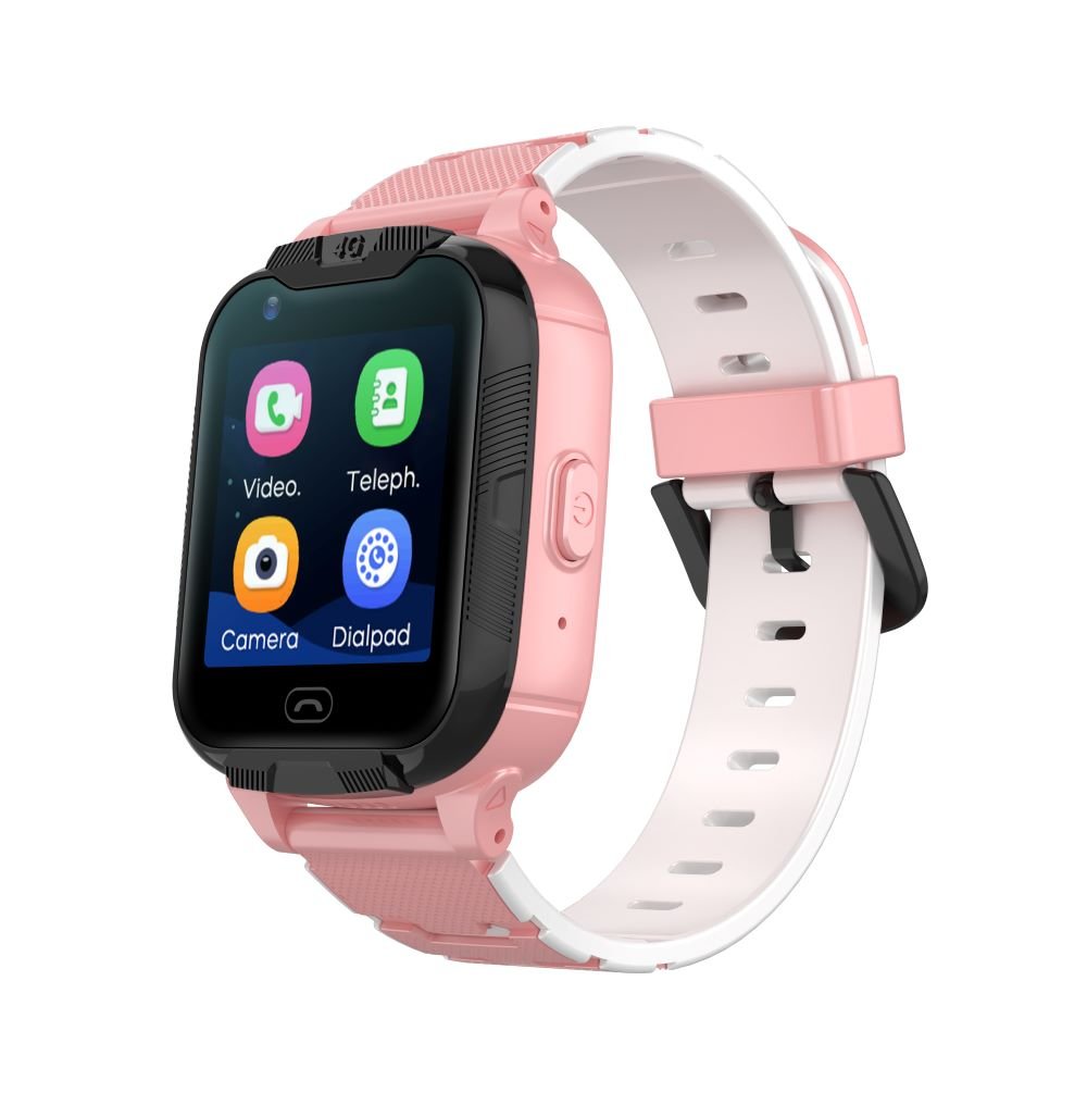 Maxlife viedpulkstenis 4G MXKW-350 rozā GPS WiFi