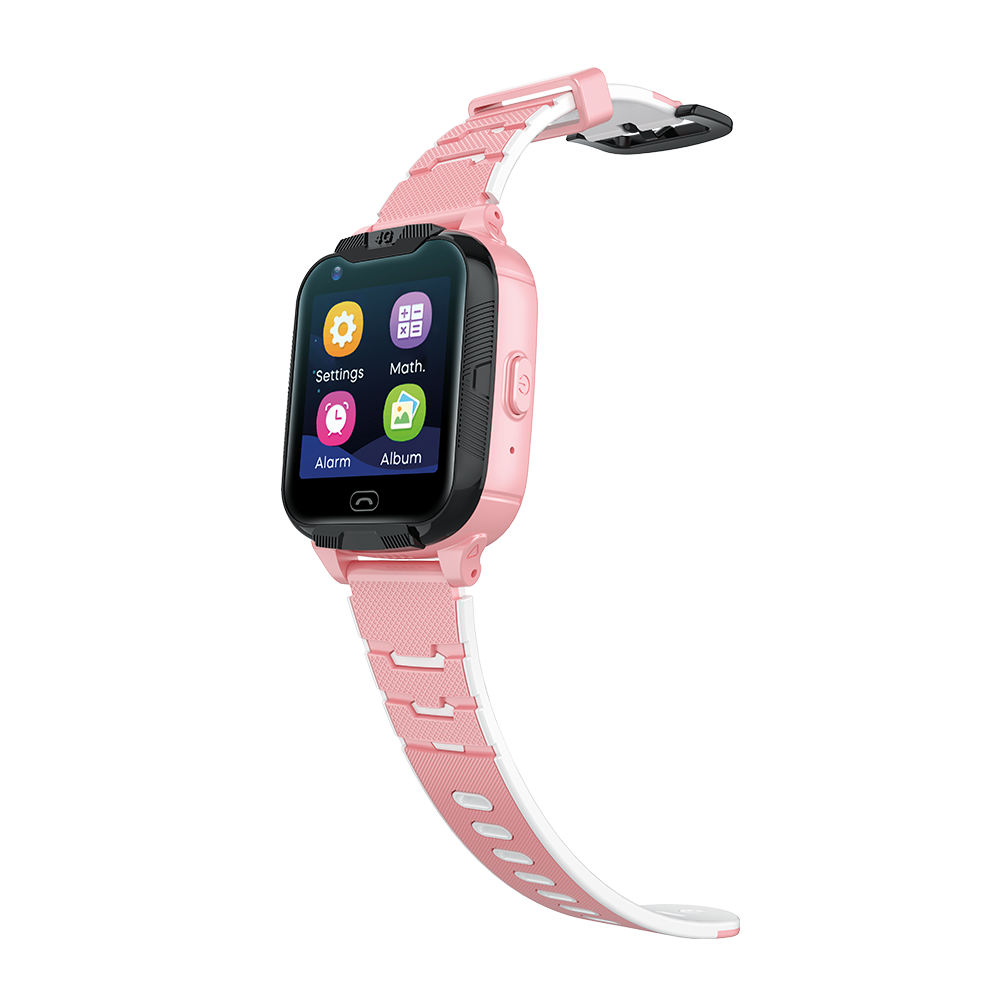 Maxlife viedpulkstenis 4G MXKW-350 rozā GPS WiFi