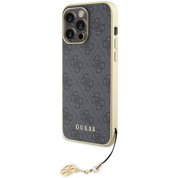 Guess vāciņš iPhone 15 Pro Max 6,7", pelēks (GUHCP15XGF4GGR)