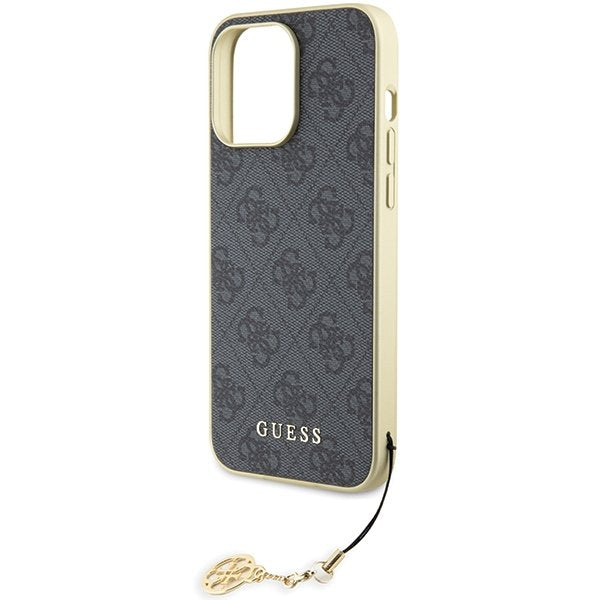 Guess vāciņš iPhone 15 Pro Max 6,7", pelēks (GUHCP15XGF4GGR)