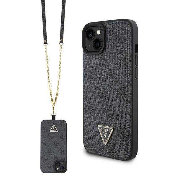 Guess vāciņš iPhone 15 Plus 6,7", melns (GUHCP15MP4TDSCPK)
