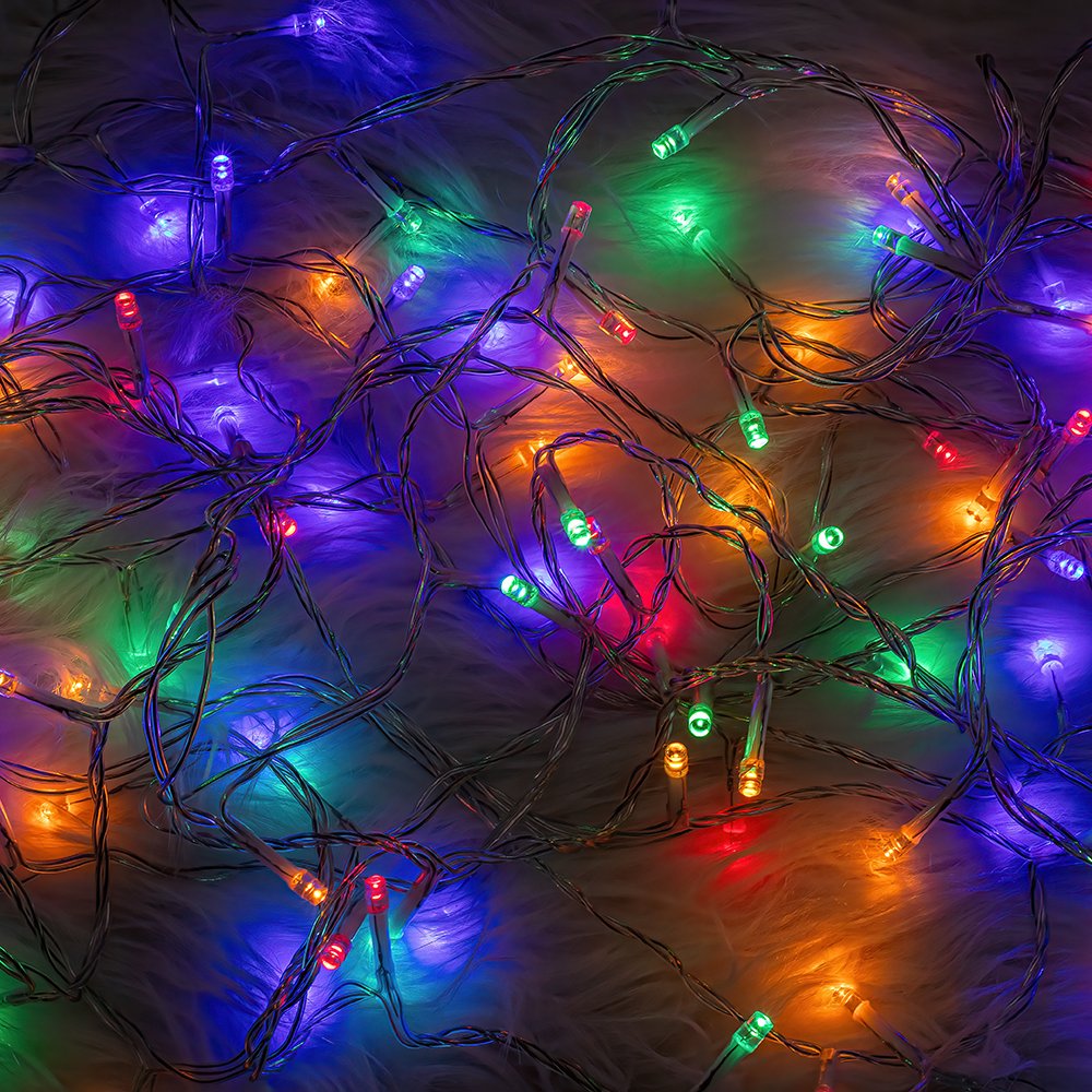 Forever Light gaisma String 180LED 14,4m daudzkrāsains Forever