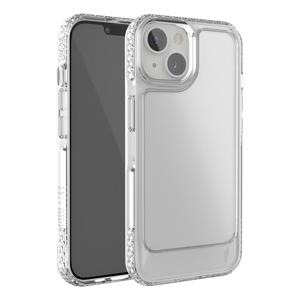 Ugly Rubber Umodel vāciņš iPhone 15 Plus 6,7", caurspīdīgs