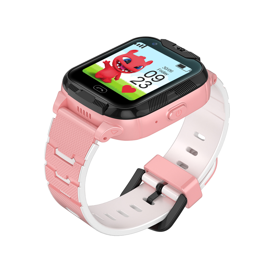 Maxlife viedpulkstenis 4G MXKW-350 rozā GPS WiFi