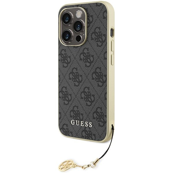 Guess vāciņš iPhone 15 Pro 6,1", pelēks (GUHCP15LGF4GGR)