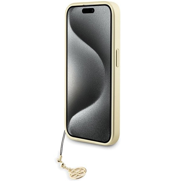 Guess vāciņš iPhone 15 Pro 6,1", pelēks (GUHCP15LGF4GGR)