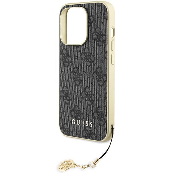 Guess vāciņš iPhone 15 Pro 6,1", pelēks (GUHCP15LGF4GGR)