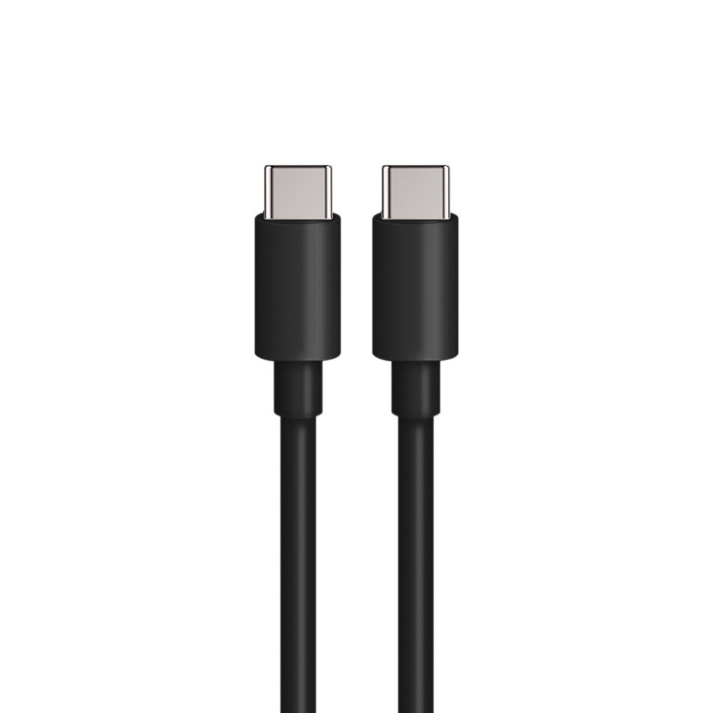 Maxlife MXCC-04 PD QC automašīnas lādētājs 1x USB-C 1x USB 20W melns + USB-C - USB-C kabelis 60W