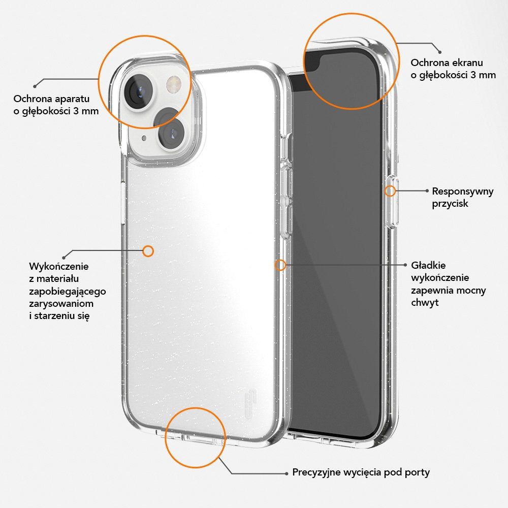 Ugly Rubber Vogue vāciņš iPhone 15 Plus 6,7", caurspīdīgs