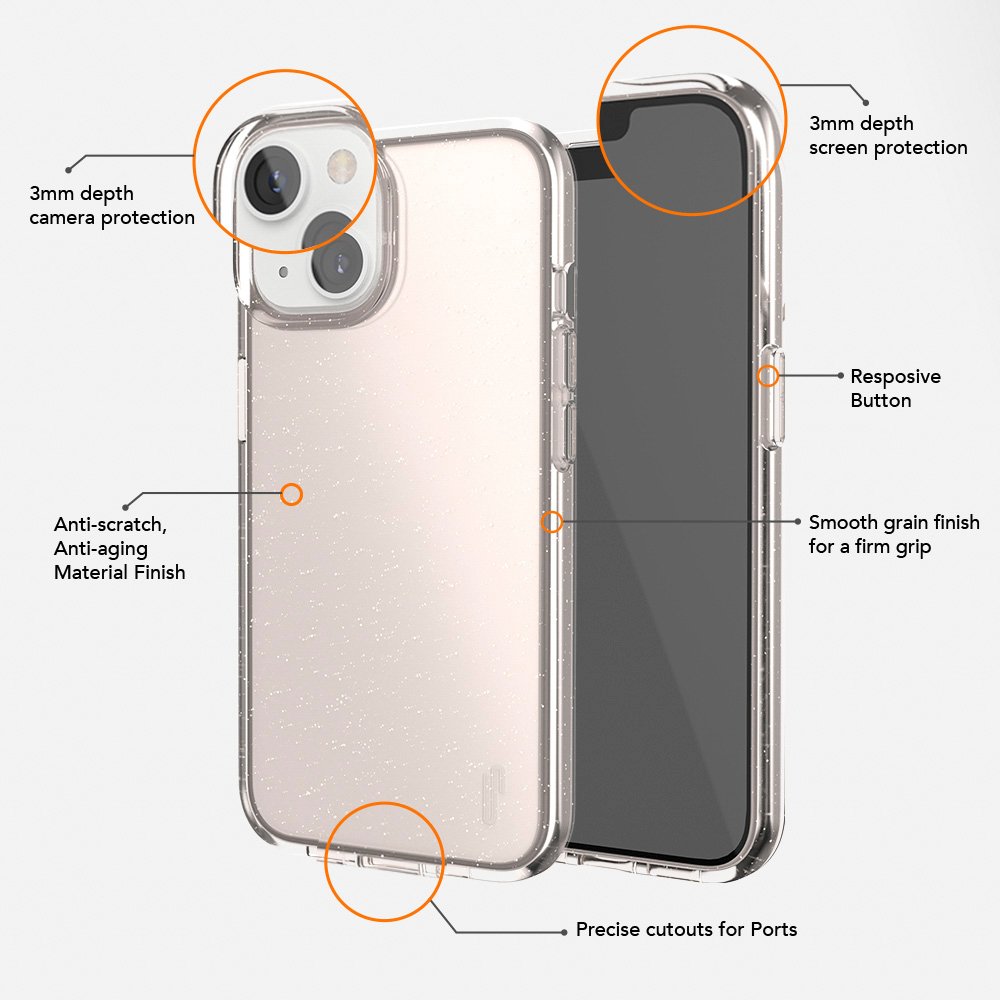 Ugly Rubber Vogue vāciņš iPhone 15 Plus 6,7", rozā zelts