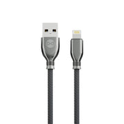 Forever kabelis Tornado USB - Lightning 1,0 m 3A, melns