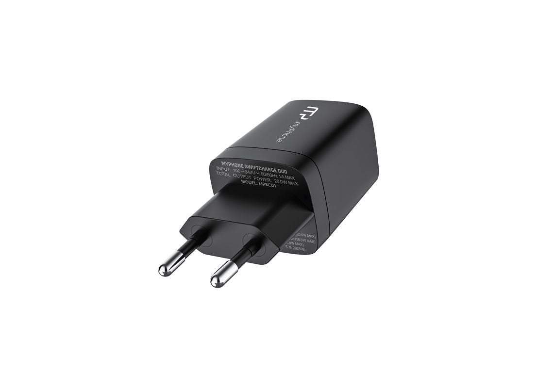 MyPhone lādētājs Swiftcharge Duo