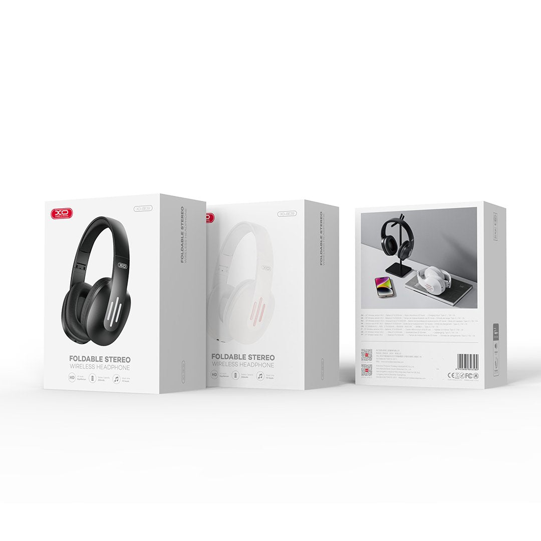 XO Bluetooth austiņas BE39, melnas