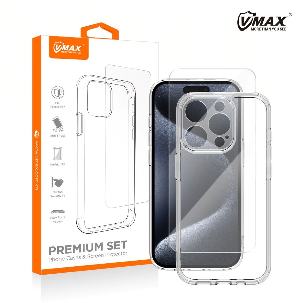 Vmax set vāciņš + stikla 2,5D premium priekš Samsung Galaxy S23 FE 5G