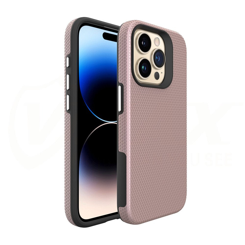 Vmax Triangle vāciņš iPhone 14 Pro 6,1", rozā zelts