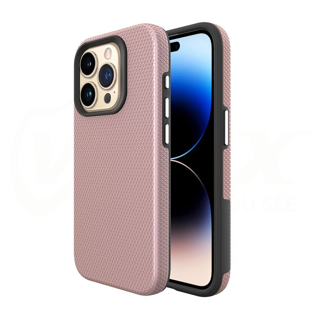 Vmax Triangle vāciņš iPhone 14 Pro 6,1", rozā zelts