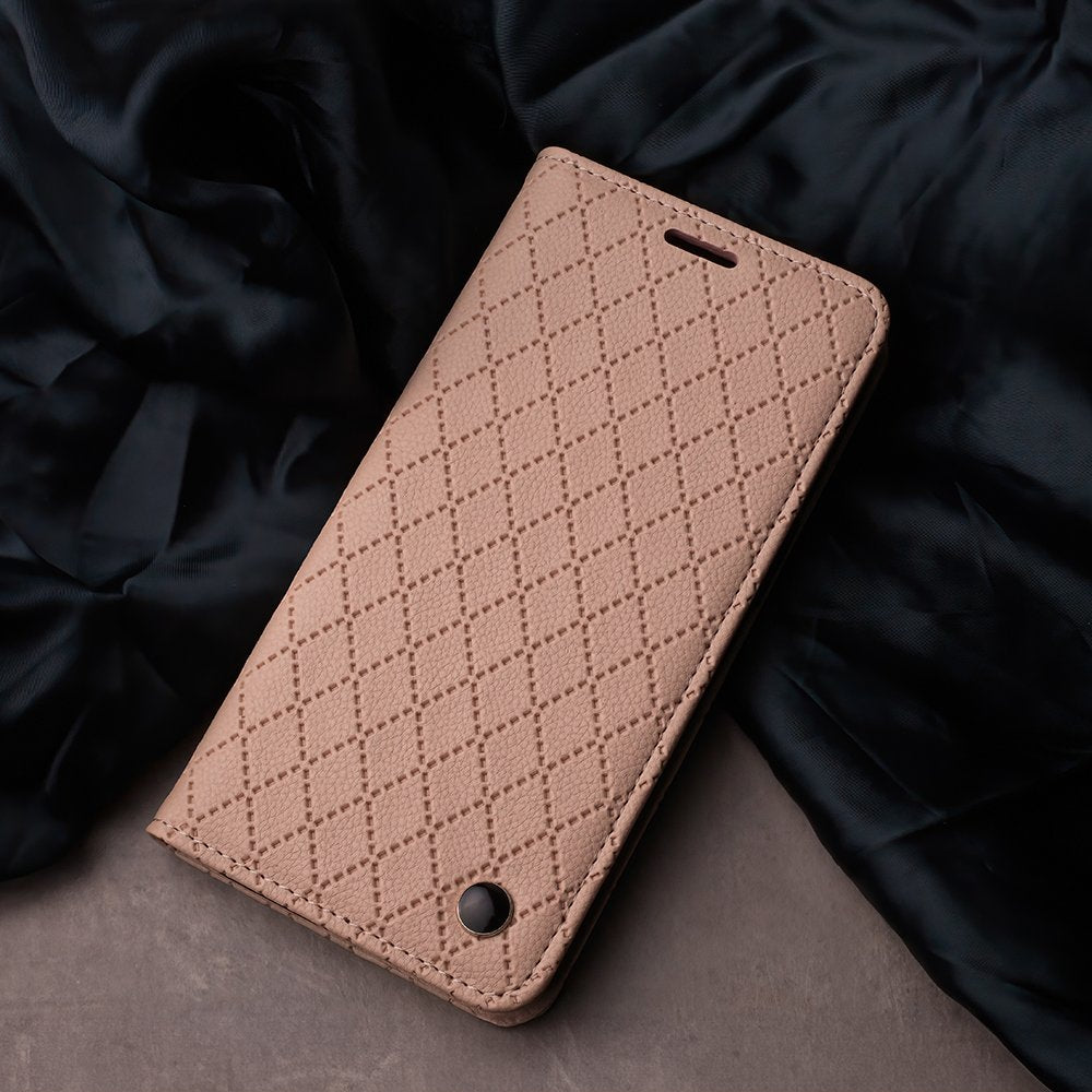 Smart Caro maciņš Samsung Galaxy A37 5G, bēšs
