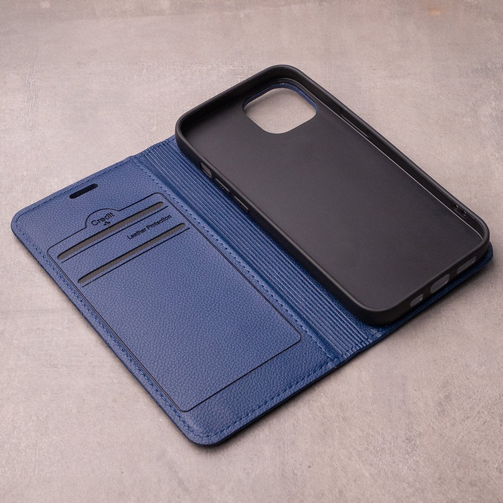 Smart Caro maciņš iPhone 17 Air 6,6", tumši zils