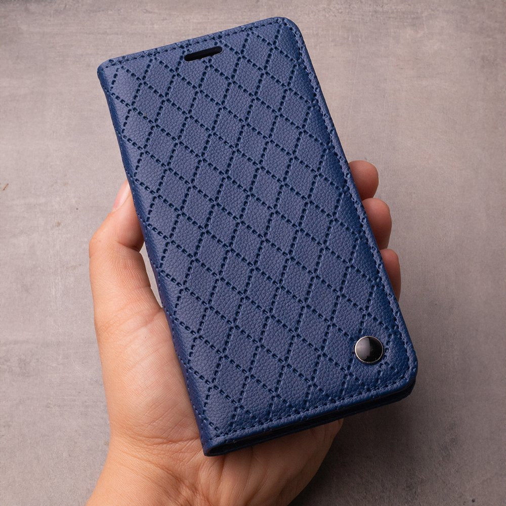 Smart Caro maciņš Samsung Galaxy A56 5G, tumši zils