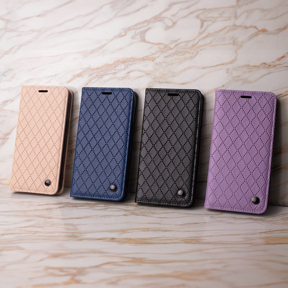 Smart Caro maciņš iPhone 17 Pro 6,3", tumši zils