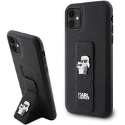 Karl Lagerfeld vāciņš iPhone 11, melns (KLHCN61GSAKCPK)