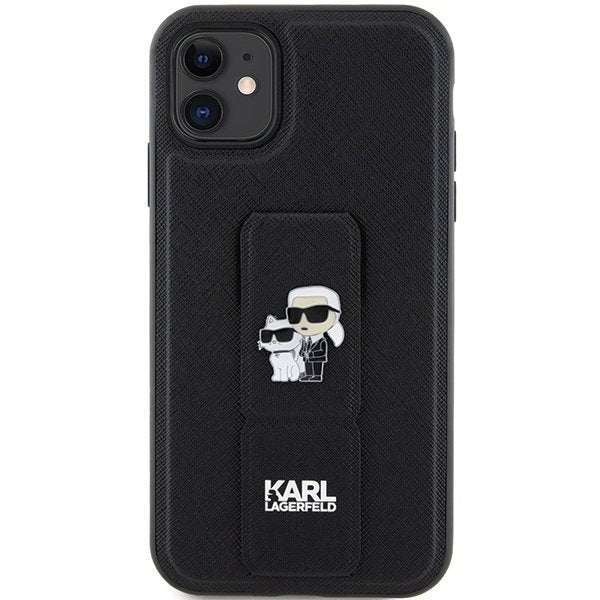 Karl Lagerfeld vāciņš iPhone 11, melns (KLHCN61GSAKCPK)