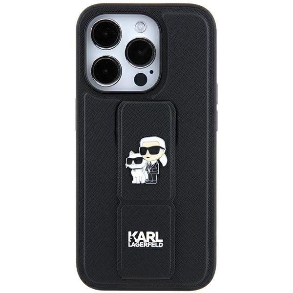 Karl Lagerfeld vāciņš iPhone 11, melns (KLHCN61GSAKCPK)