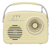 Setty Bluetooth skaļrunis ar radio Retro P350, bēšs