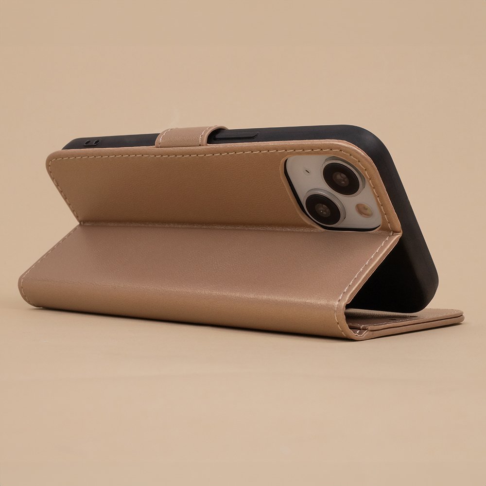 Smart Classic maciņš Xiaomi Redmi 14C 4G/ 14C 5G / Redmi A4 / POCO C75, zelta