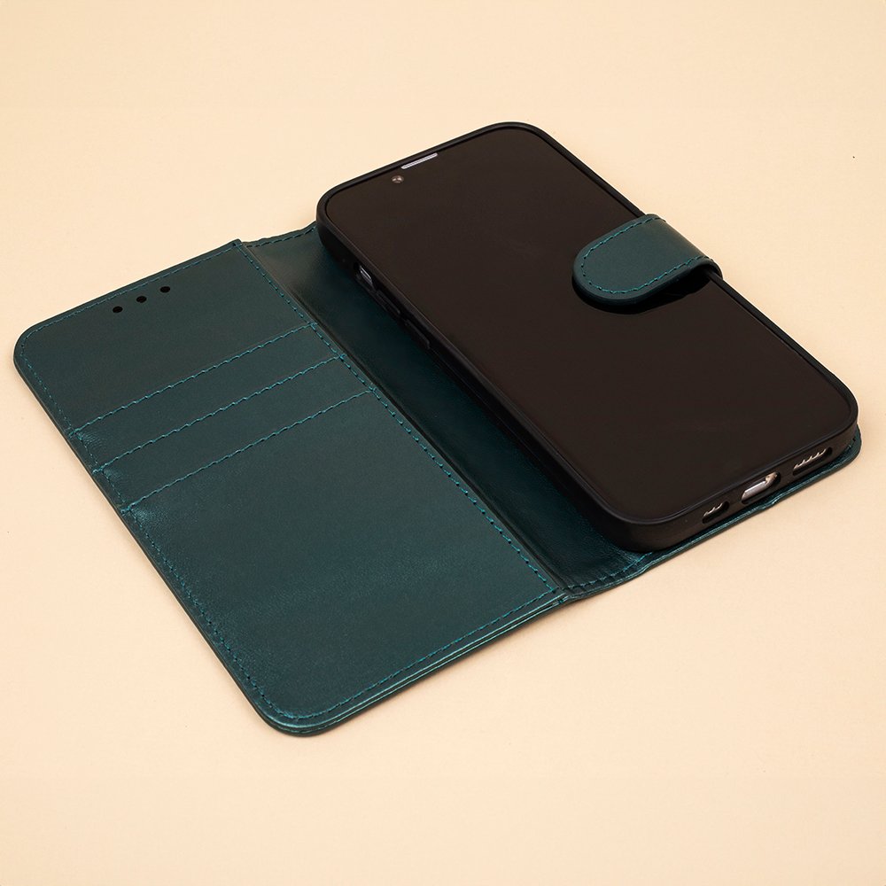 Smart Classic maciņš Samsung Galaxy S25 Plus, tumši zaļš